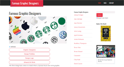 Desktop Screenshot of famousgraphicdesigners.org
