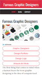 Mobile Screenshot of famousgraphicdesigners.org